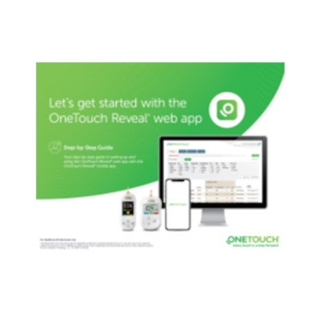 Step-by-step guide cover for OneTouch Reveal® web app